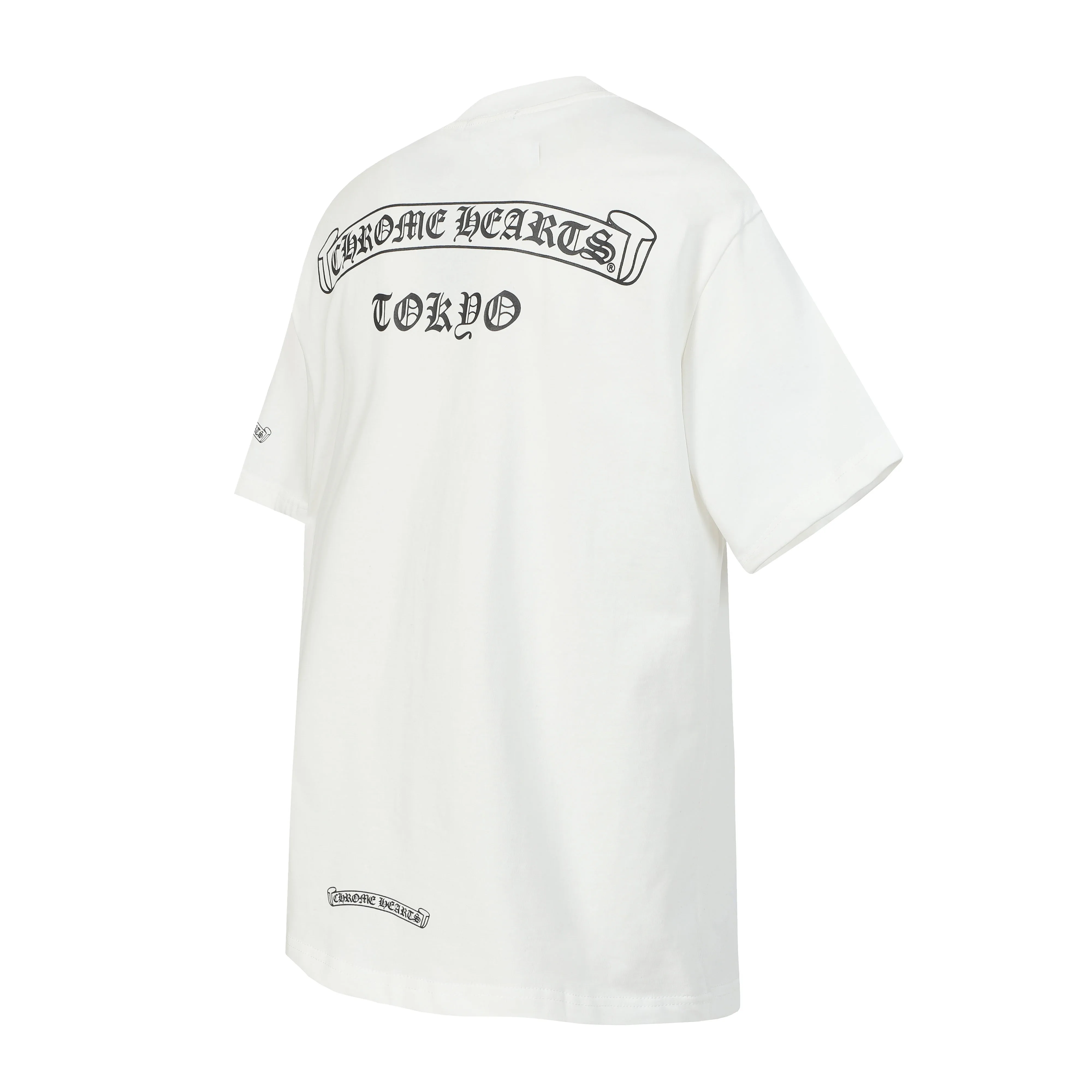 P140 -Chrome Hearts/Chrome Hearts 23ss basic Sanskrit letter printed short-sleeved T-shirt -High weight, high density and high quality. The wool is soft, delicate and skin-friendly. It feels soft and silky. It has excellent warmth and skin-friendly properties.